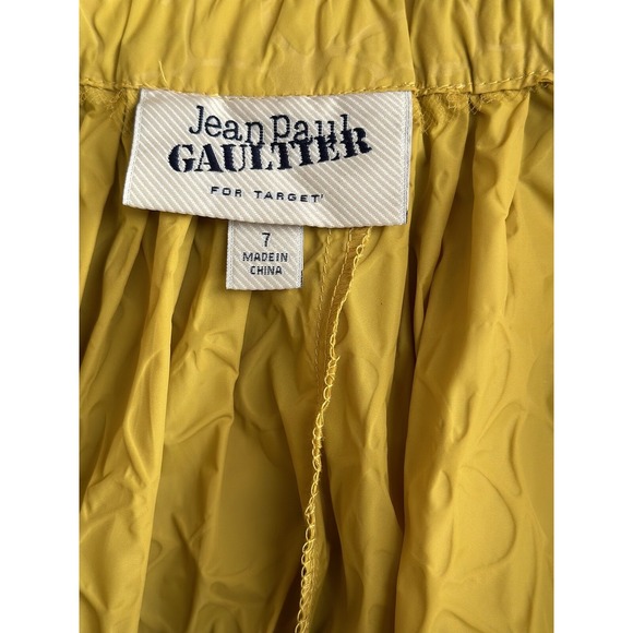 Jean Paul Gaultier for Target Cocktail Fairy Halter Dress Small Junior 7 Yellow - Picture 11 of 15